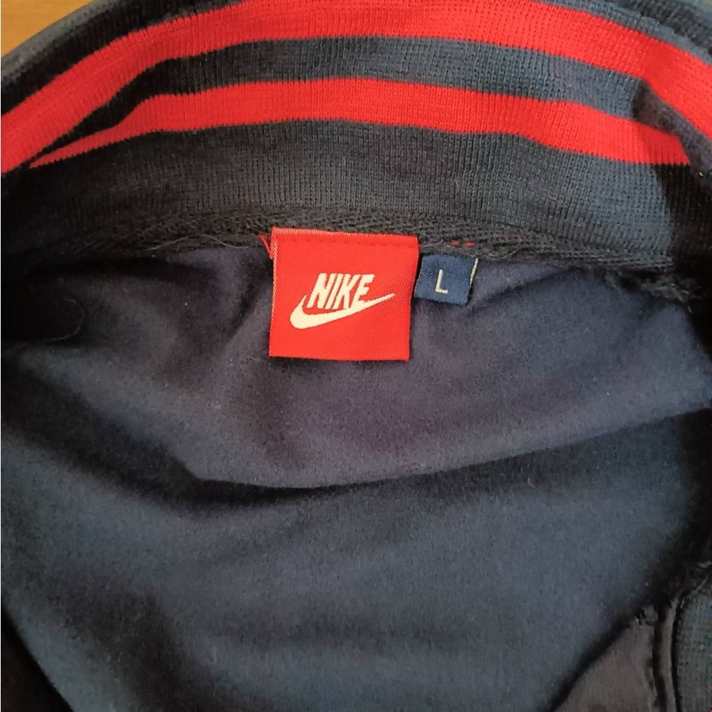 Red & navy blue Nike suit size large